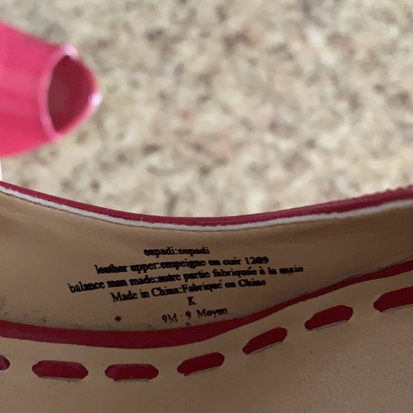 Pink Wedge Heels - Enzo Angiolini - Picture 2 of 3